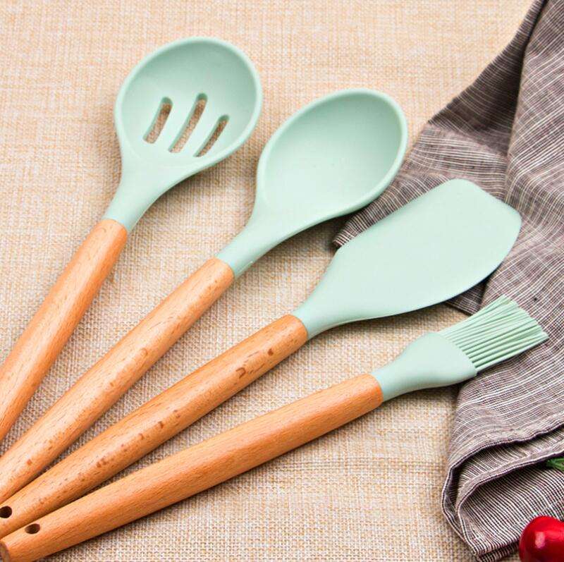 11 Piece Silicone Kitchen Utensil Set