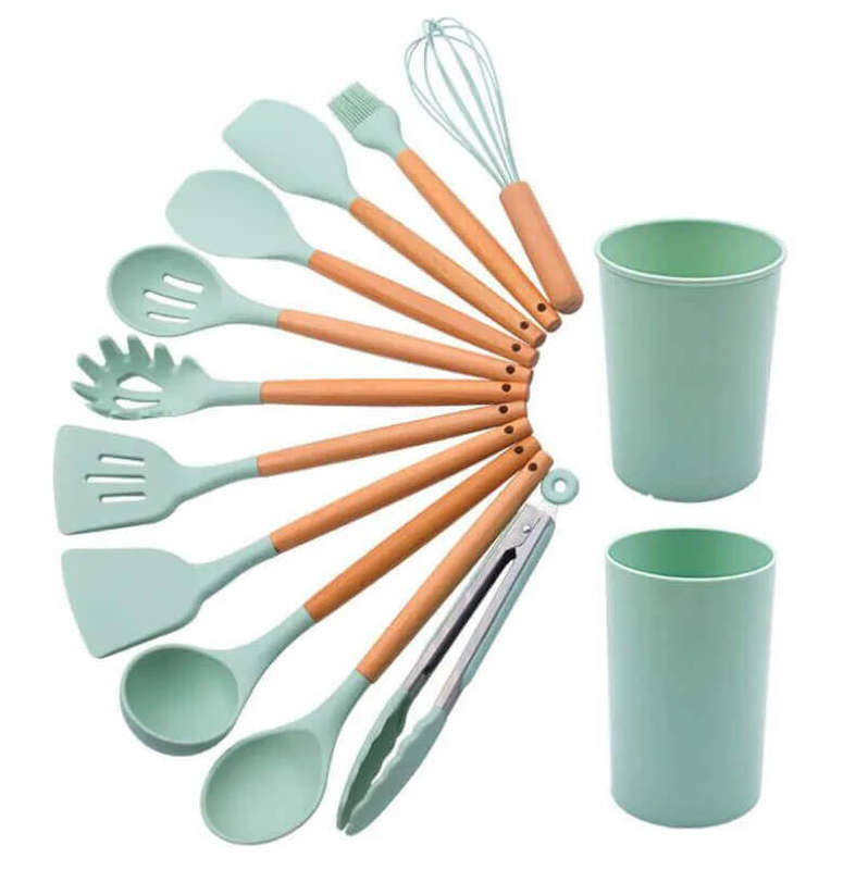 11 Piece Silicone Kitchen Utensil Set