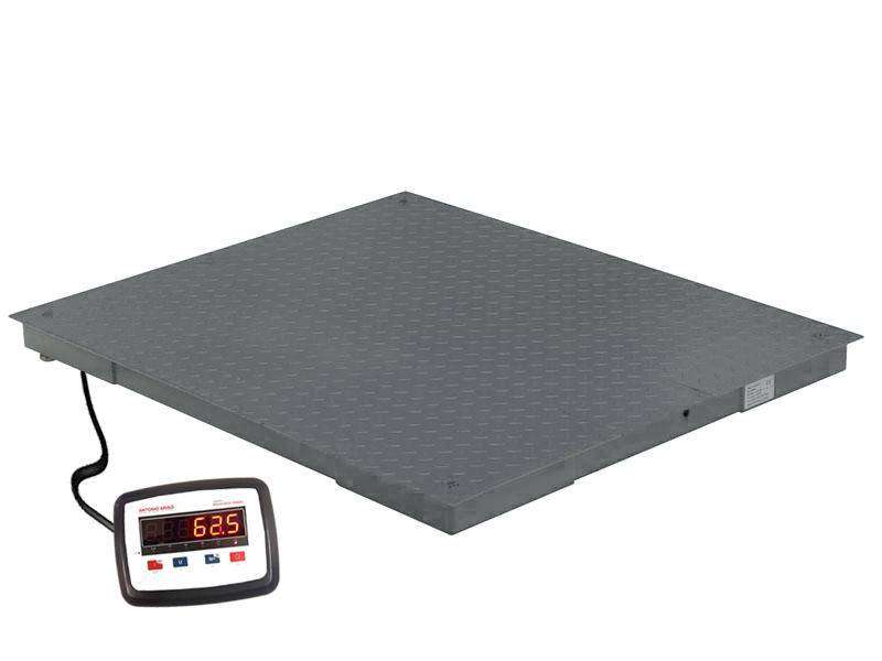 2 Ton Industrial Heavy Duty Platform Scale 2000kg Digital Scale 1Mx1M