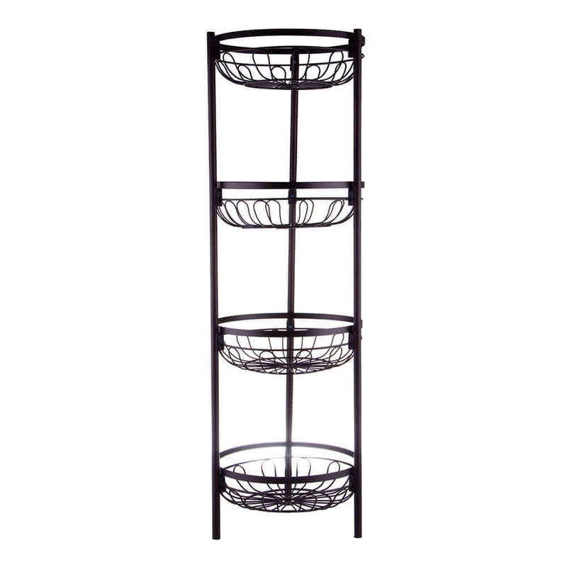 4 Tier Metal Fruit and Vegetable Storage Stand