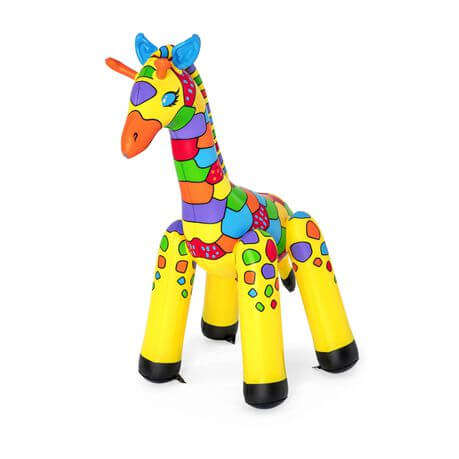 Children Interactive Activity Inflatable Giraffe Water Sprinkler
