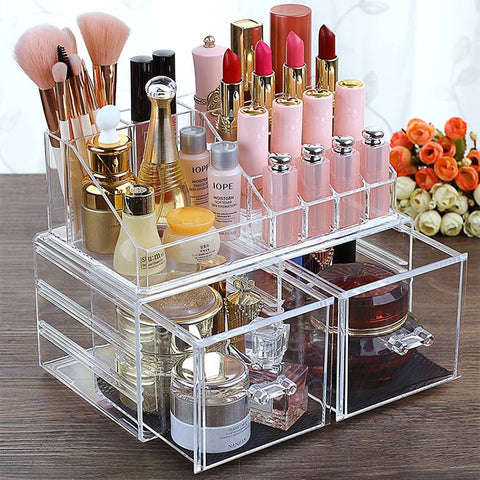 Cosmetic Storage Box 2 Large Drawers