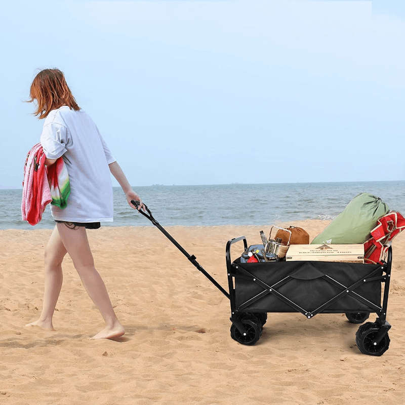 Foldable Beach Storage Trolley