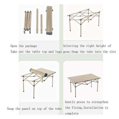 Portable Camping Table-Wooden