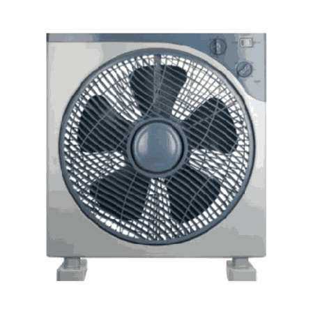 Condere 12'' Box Fan (3 Speed and Timer and Oscillating)