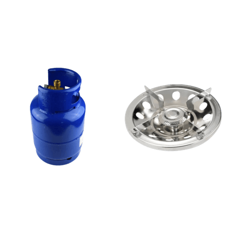 3kg Refillable Gas Bottle with Cooker Top