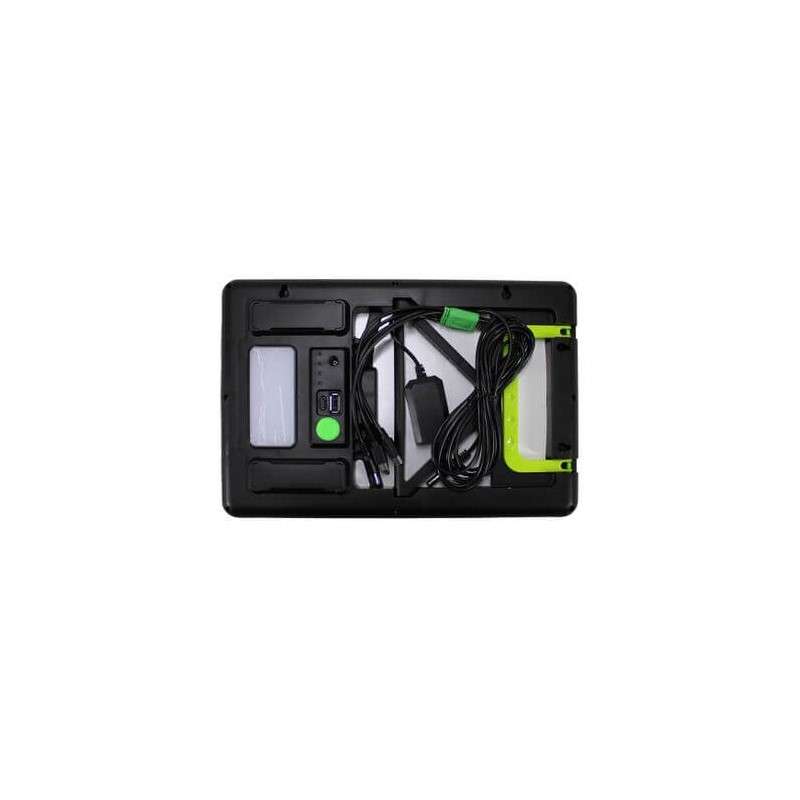 8W Solar Panel with Inbuilt Battery and Rear Flashlight Portable Charging Kit