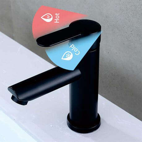 Black Basin Mixer Tap Faucet