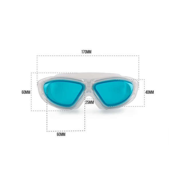 Protective Film Swimming Goggles With Ear Plugs