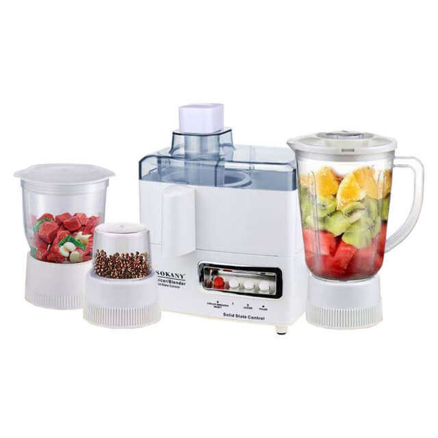 4 in 1 Food Processor Juicer, Blender, Mixer and Grinder Combo