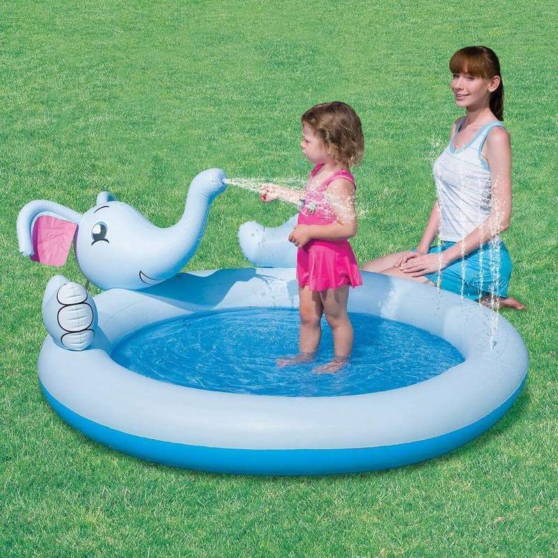Elephant Inflatable Interactive Kiddies Pool