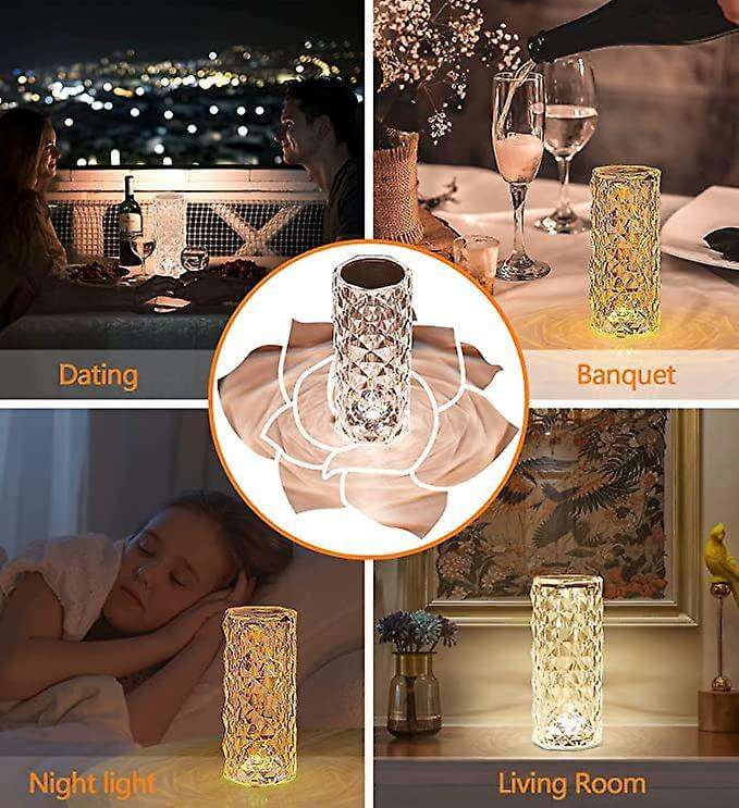 Rose Diamond Table Lamp