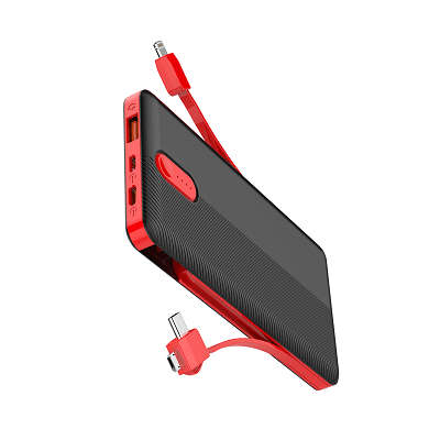 10000mAh Built-in Cable Power Bank