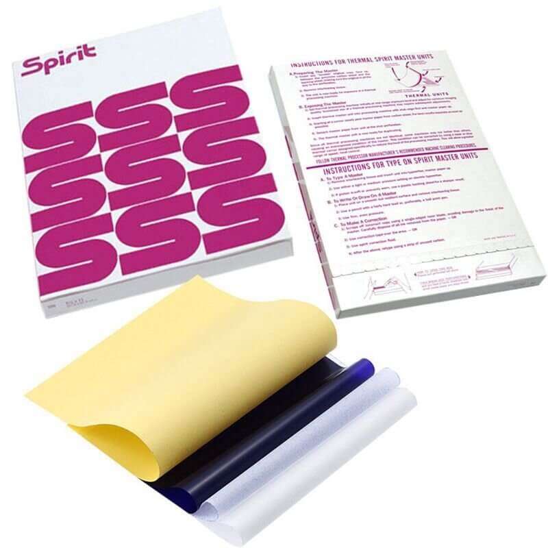 100Pcs Thermal Transfer Paper Tattoo Stencil Papier A4 Freehand