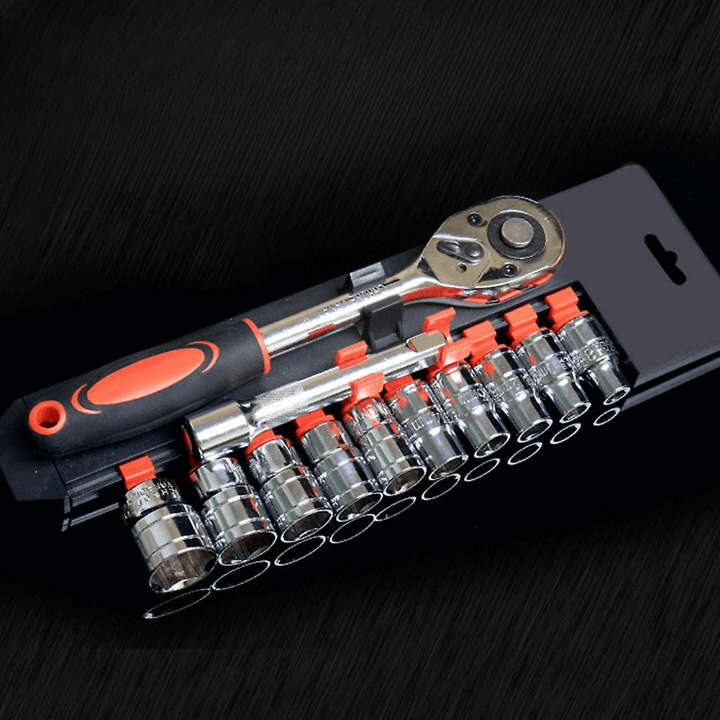 12 Piece Ratchet Socket Set 3/8"