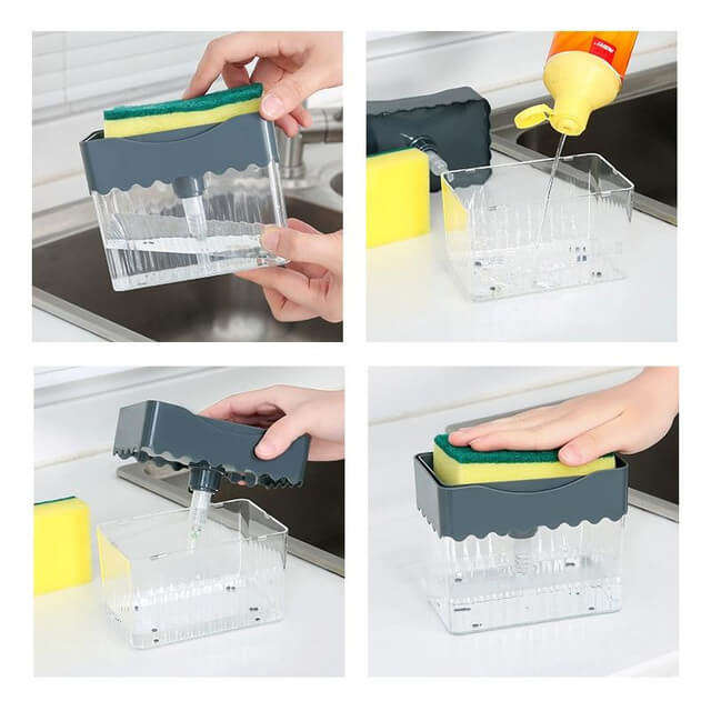 2 In 1 Soap Dispenser