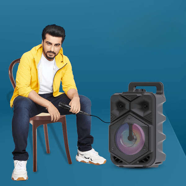 Bluetooth Speaker with Wireless Mic