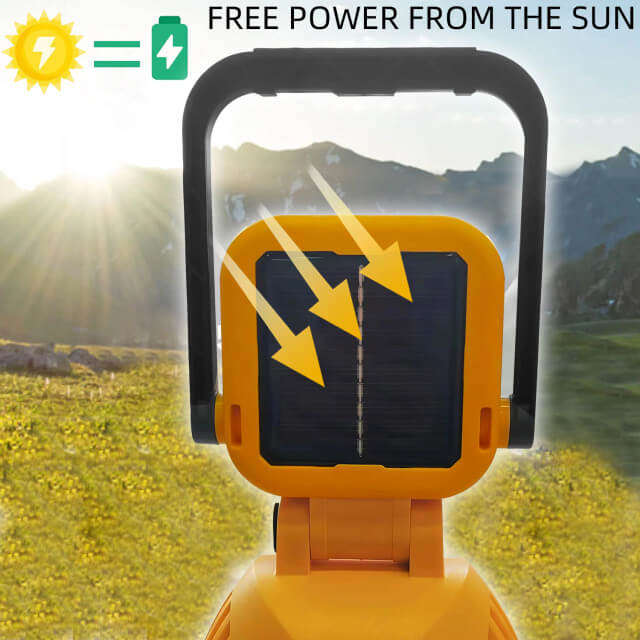 Handheld Solar Charging Emergency Lamp