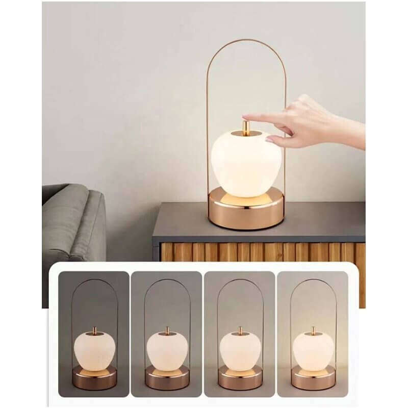 LED Rechargeable Touch Dimming Art Desk Lamp