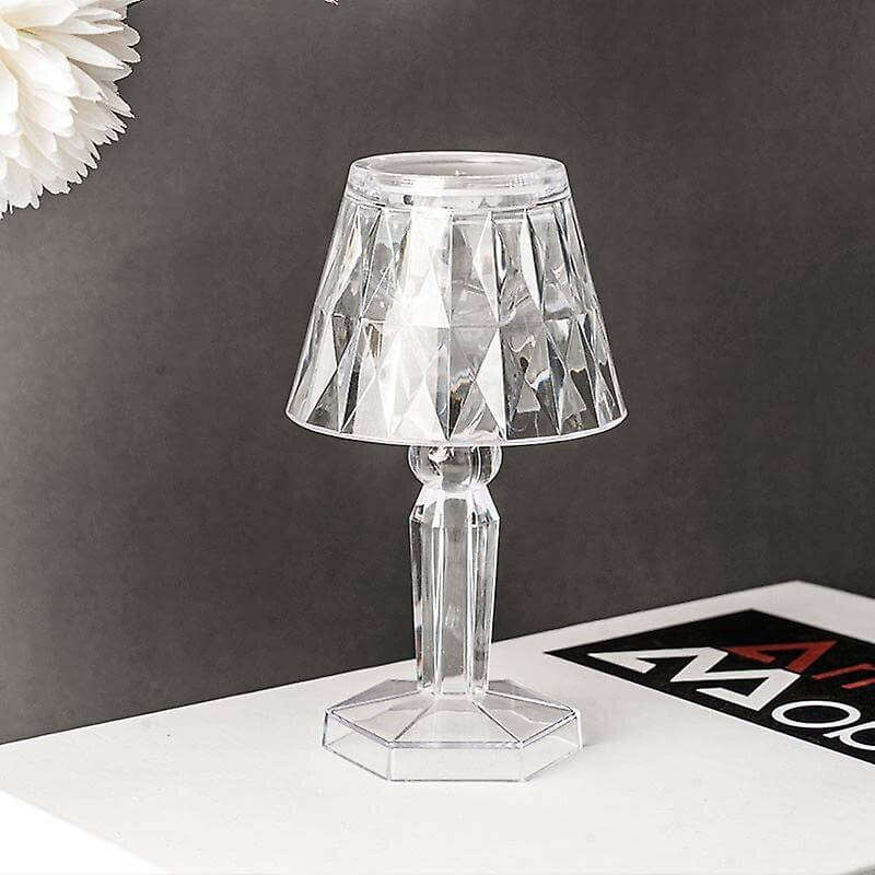 Mini Crystal Table Lamp with Reflective Glow