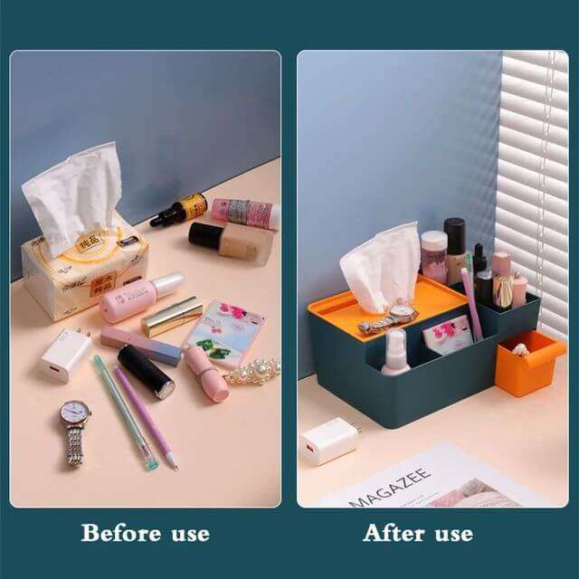 Multi Functional Facial Tissue Holder