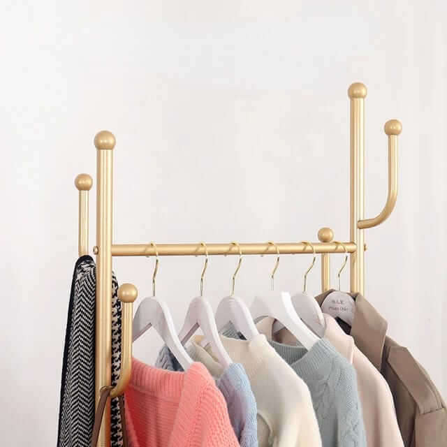 Nordic Clothes Rack on Wheels