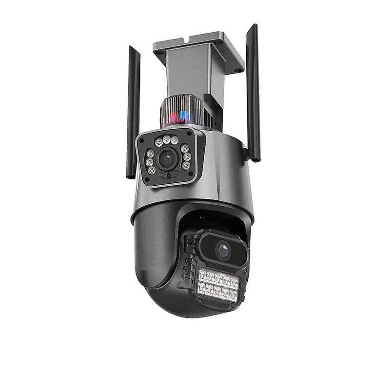 Smart Wireless Wifi Cctv Camera Dual Lens Indoor & Outdoor Security Camera