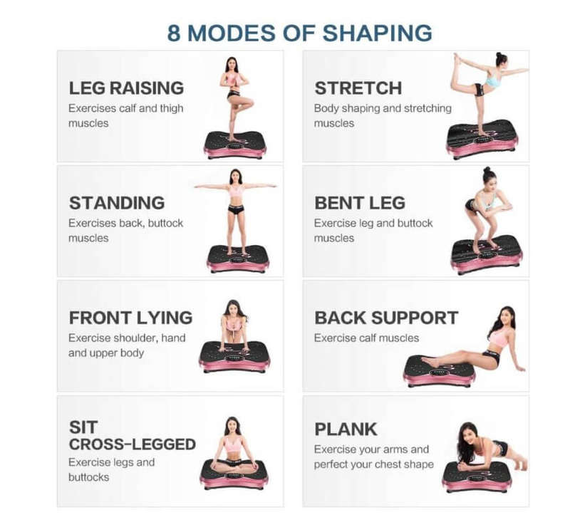 Vibration Fitness Foot Massage Platform Machine