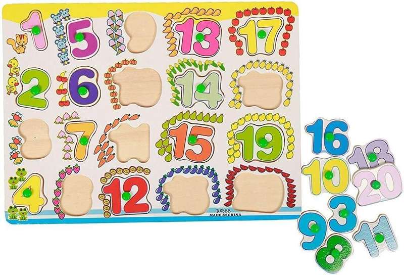 Wooden Number Puzzle