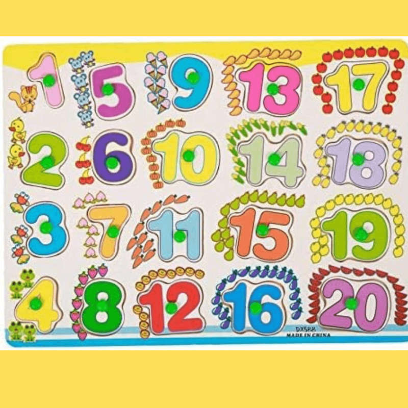 Wooden Number Puzzle