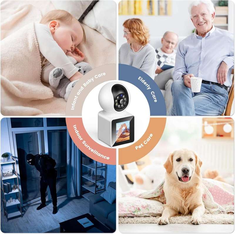 2 Way Wireless One Click Video Call Nanny Cam