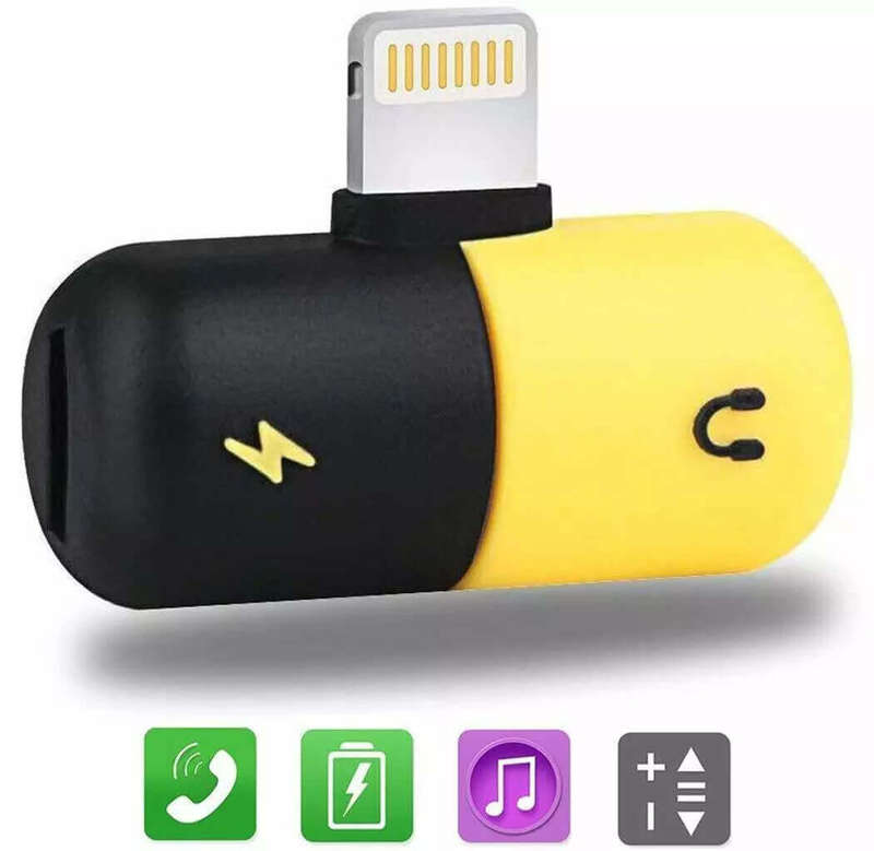2 in 1 Lightning Splitter Adapter