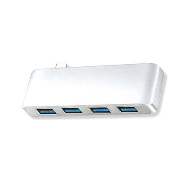 4 in 1 USB Type-C Hub Aluminum Alloy Adapter