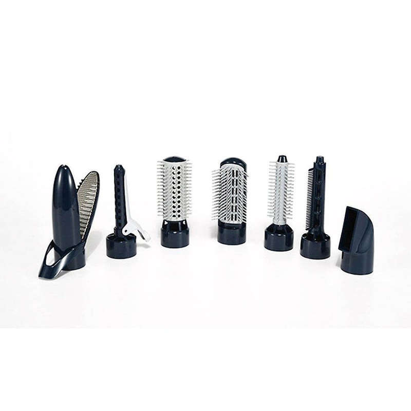 7-in-1 Rechargeable Professional Hair Dryer With Comb Curling Wand
