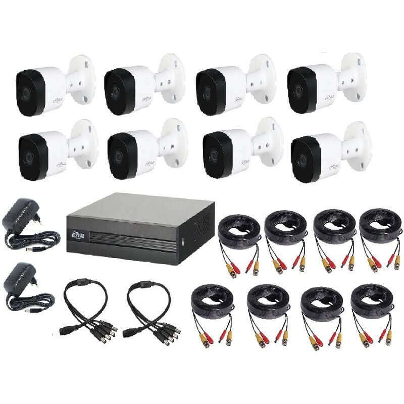 8 Channel 8 Way Wireless CCTV Camera Surveillance Kit