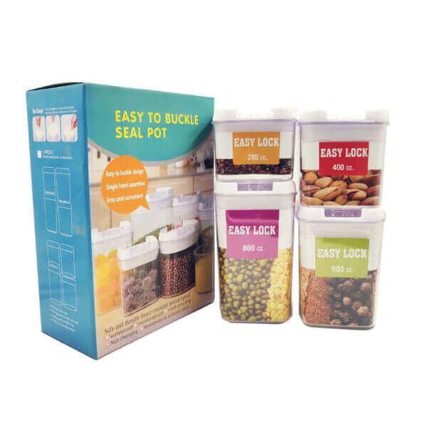 Easy Lock Cereal Containers