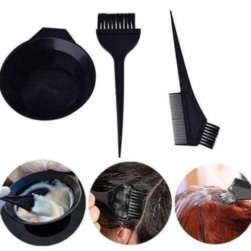 Hair Dye Color Brush and Bowl Set