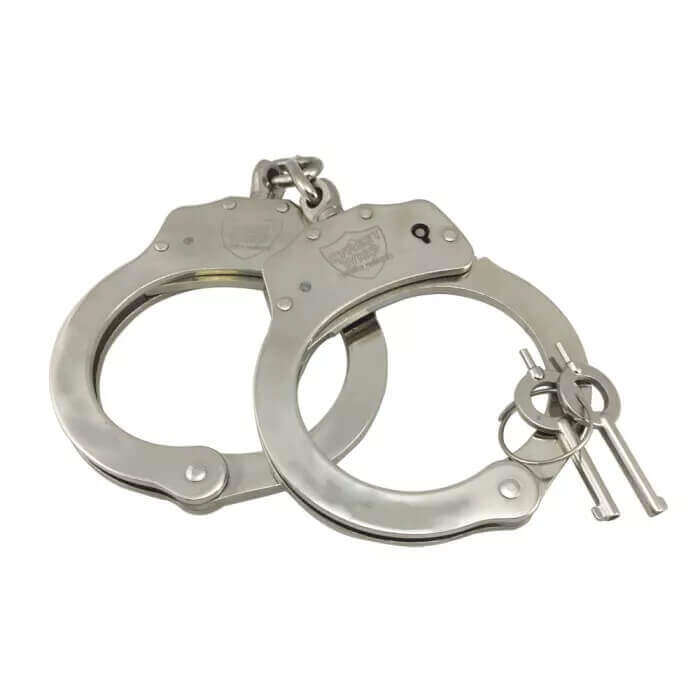 Heavy Duty Police Handcuffs with 2 Keys