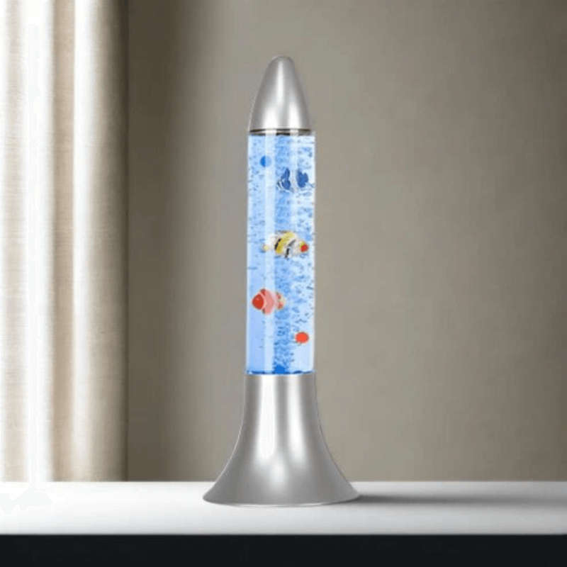 Large Magma Fish Rocket Lamp