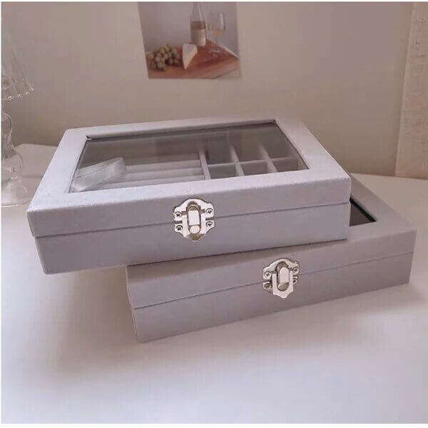 Multiple Compartments Jewelry Storage Box