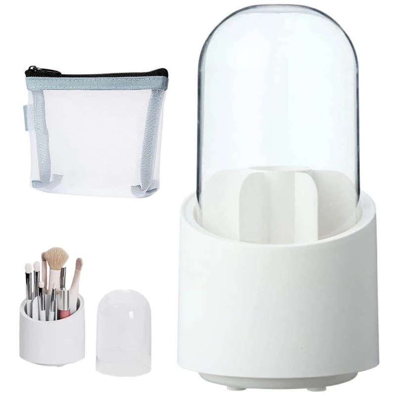 Rotating Makeup Brush Storage Box