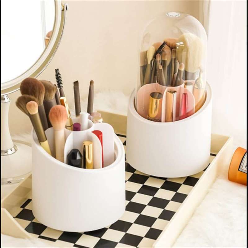 Rotating Makeup Brush Storage Box