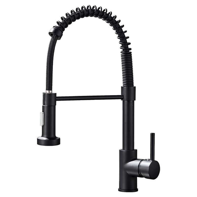 Single Handle Stainless Steel Pull Down Kitchen Sink Sprayer Tap
