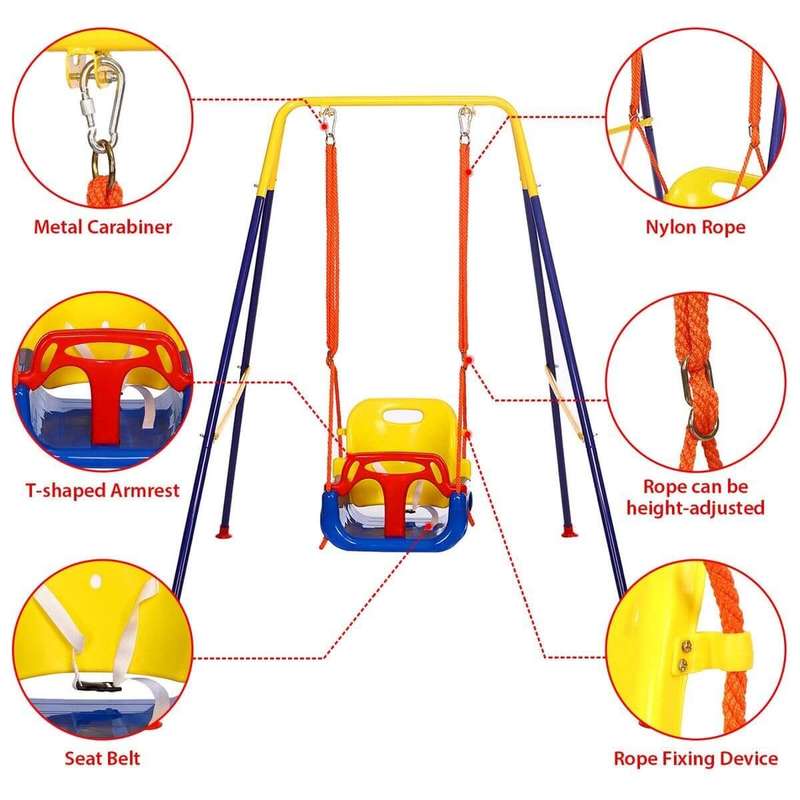 3-in-1 Baby Swing Set