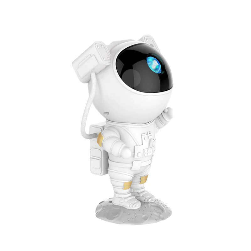 360-Degree Rotating Magnetic Head Astronaut Galaxy Projector