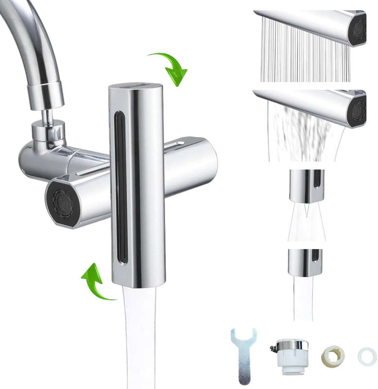 4 in 1 Waterfall Kitchen Faucet