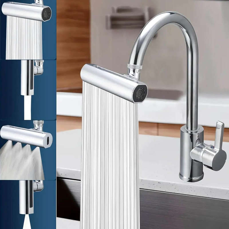 4 in 1 Waterfall Kitchen Faucet