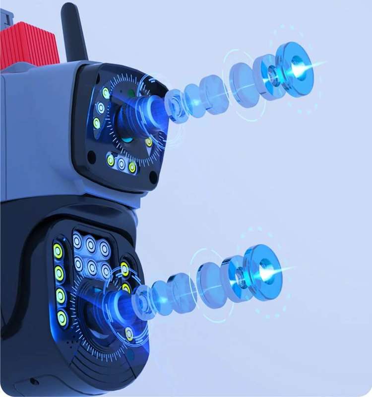 4MP Dual-Lens PTZ Outdoor IP Camera
