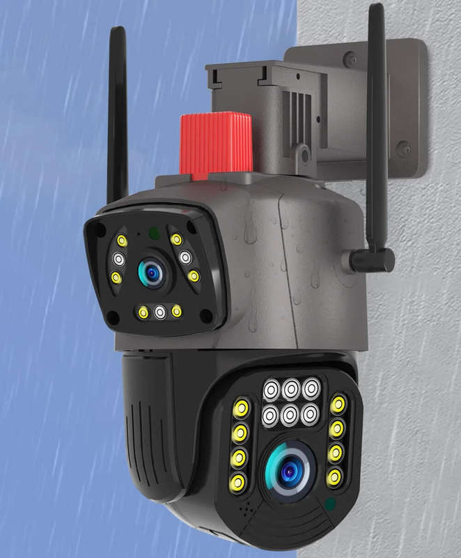 4MP Dual-Lens PTZ Outdoor IP Camera