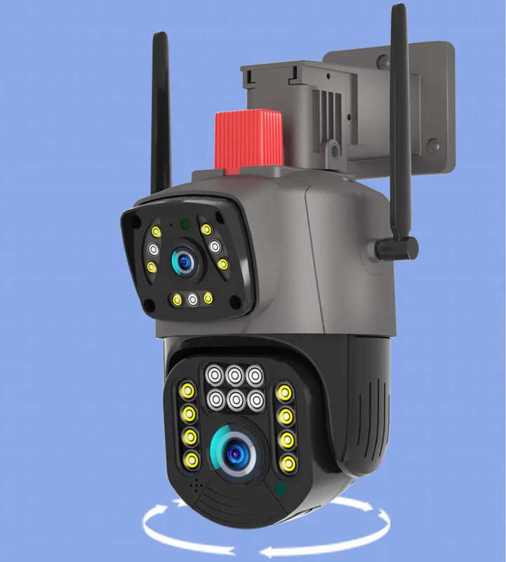 4MP Dual-Lens PTZ Outdoor IP Camera